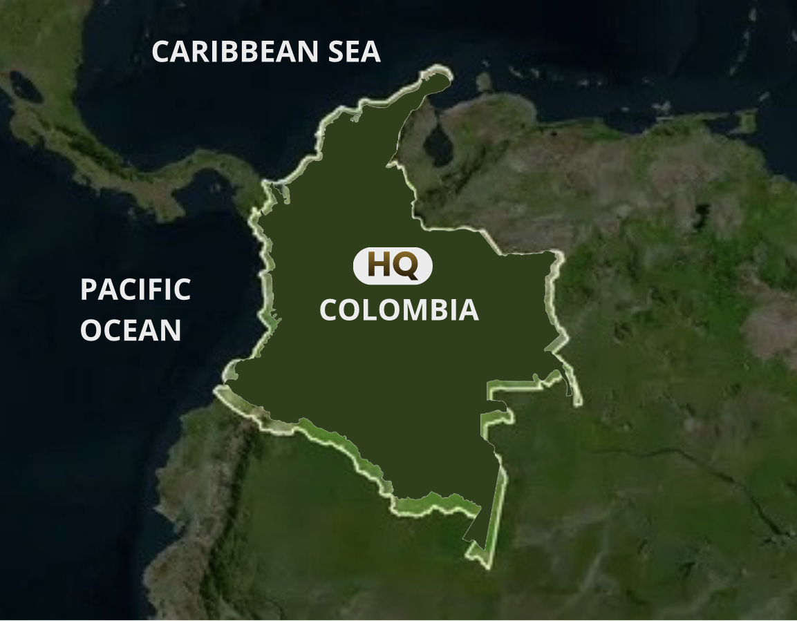 Colombia Strategic Location